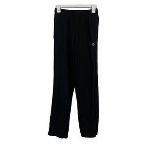 Champion Black Straight Leg Athletic Sweatpants